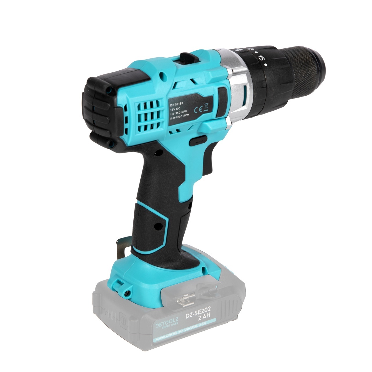 Masina gaurit insurubat percutie 35Nm 18V Li-ion - imagine 3