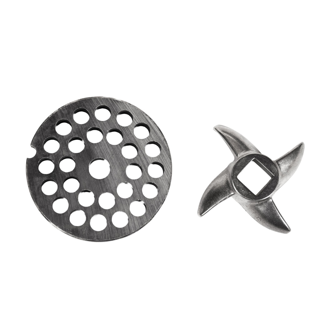 Masina tocat carne Detoolz, 800W, 150 kg/h Inox cu 2 site [4]