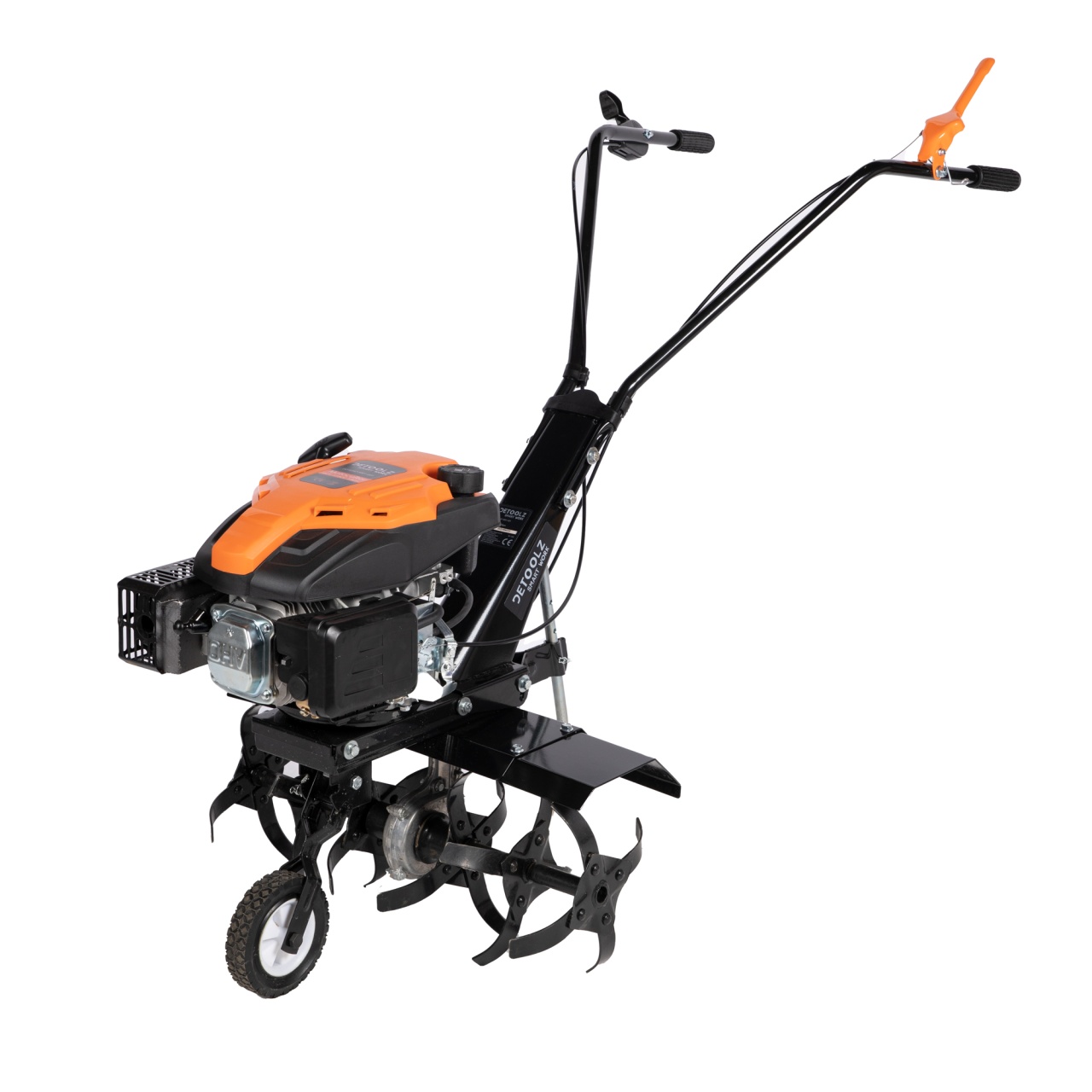 Motocultor Detoolz 6cp 173cc, benzina 4T, 1 viteza, pornire manuala, cu roti [3]