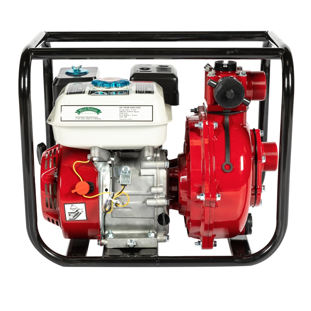 Motopompa Micul Fermier 7cp 210cc, benzina 4t, racord 2