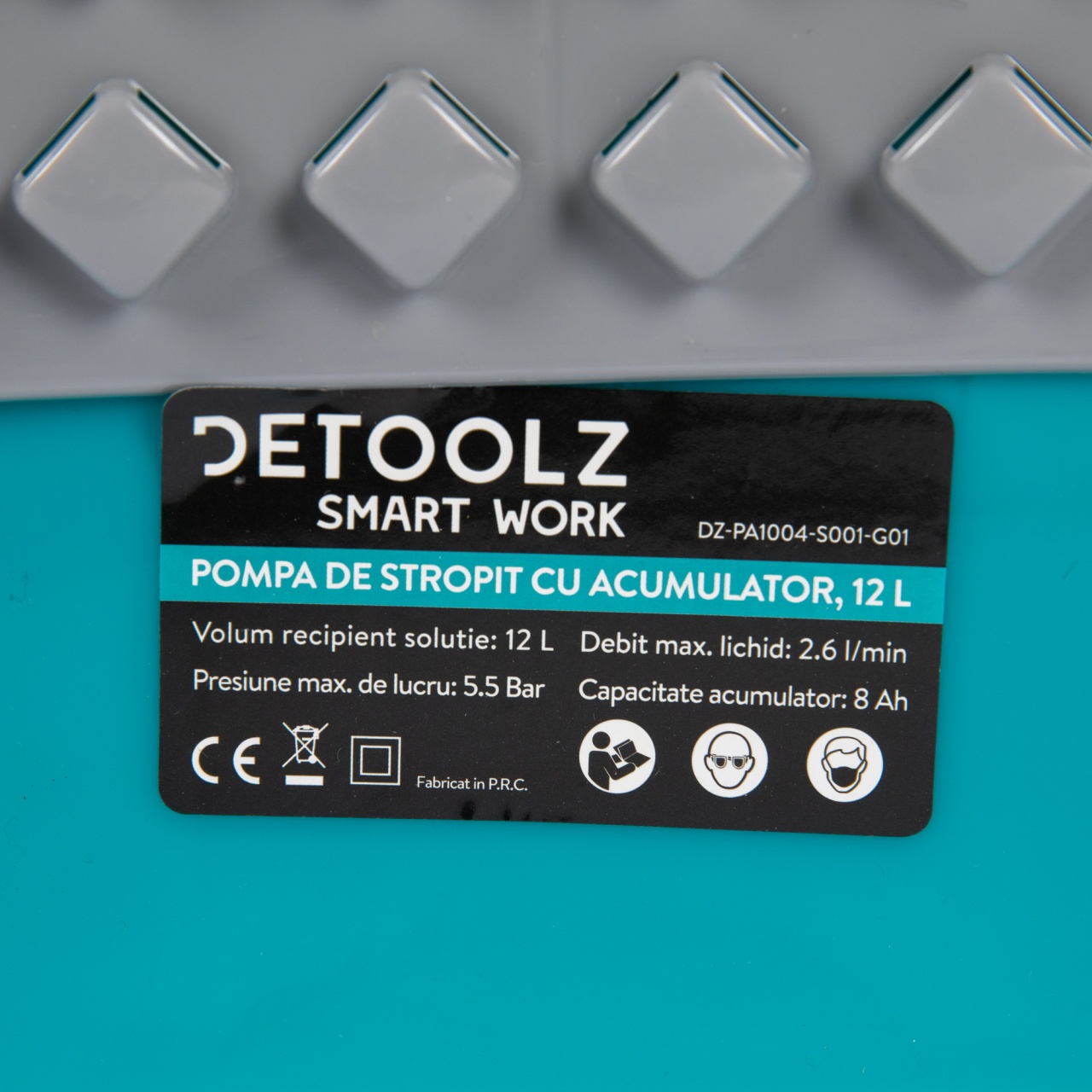 Pompa de stropit cu acumulator, Detoolz 12L [7]