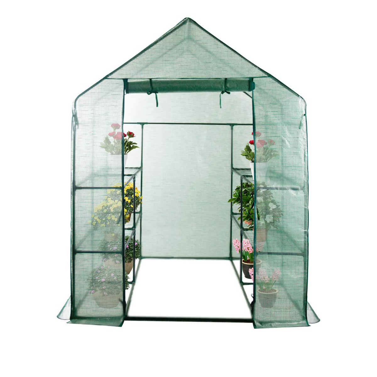 Gradinarit  - Sera polietilena Micul Fermier 1.4x1.4x1.9m densitate 140g/mp rezistenta radiatii solare UV4