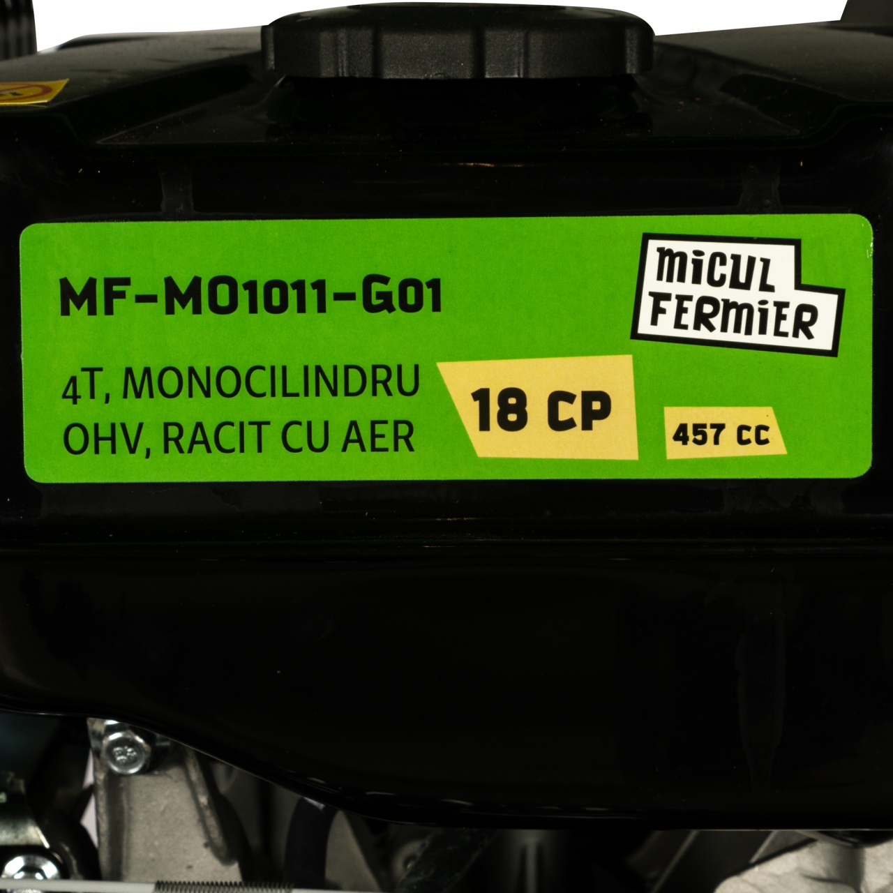Tocator crengi Micul Fermier, motor benzina 18CP, diametru maxim de taiere Ø120mm, cu carlig de remorcare, pentru brichete [7]