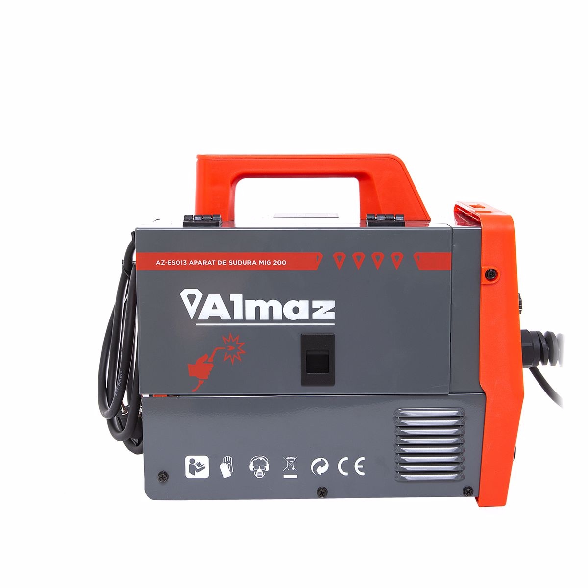 Aparat sudura Almaz, MMA+MIG+MAG+LiftTIG+FCAW, intensitate maxima 200A, afisaj digital - imagine 2