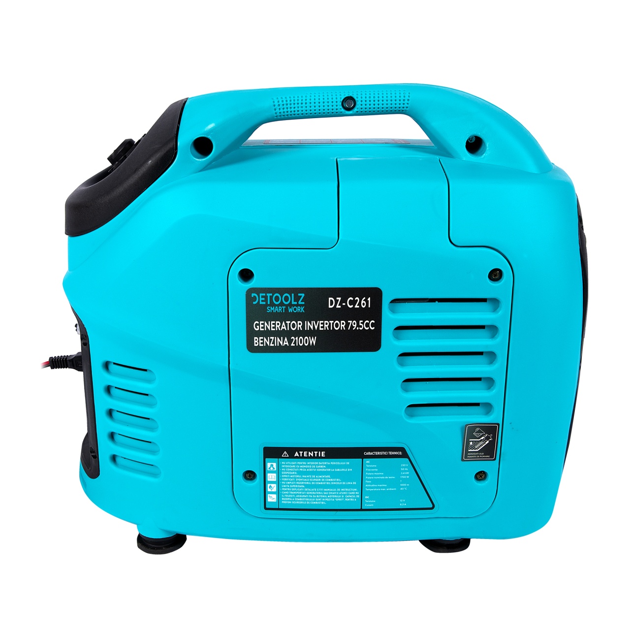 Generator invertor 79.5CC benzina 2100W - imagine 3