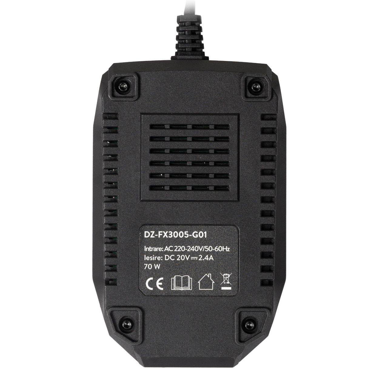 Incarcator rapid pentru acumulator 20V, incarcare 2.4A/h, Detoolz [5]