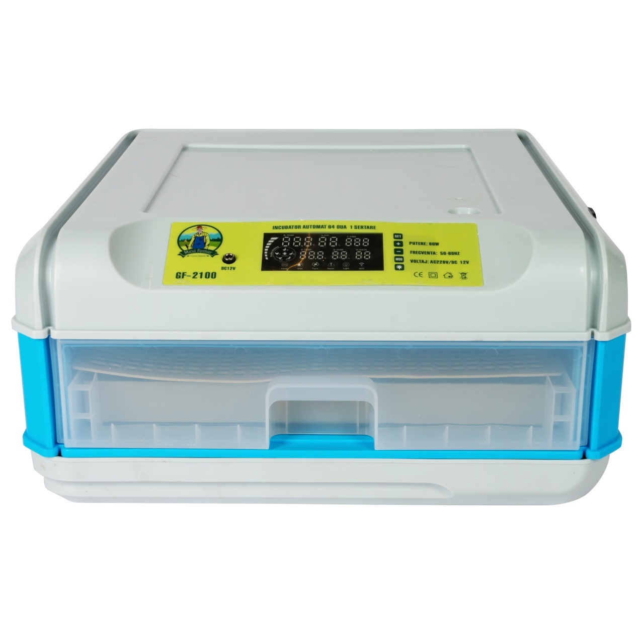 Incubator Electric Capacitate 64 Oua Micul Fermier GF-2100