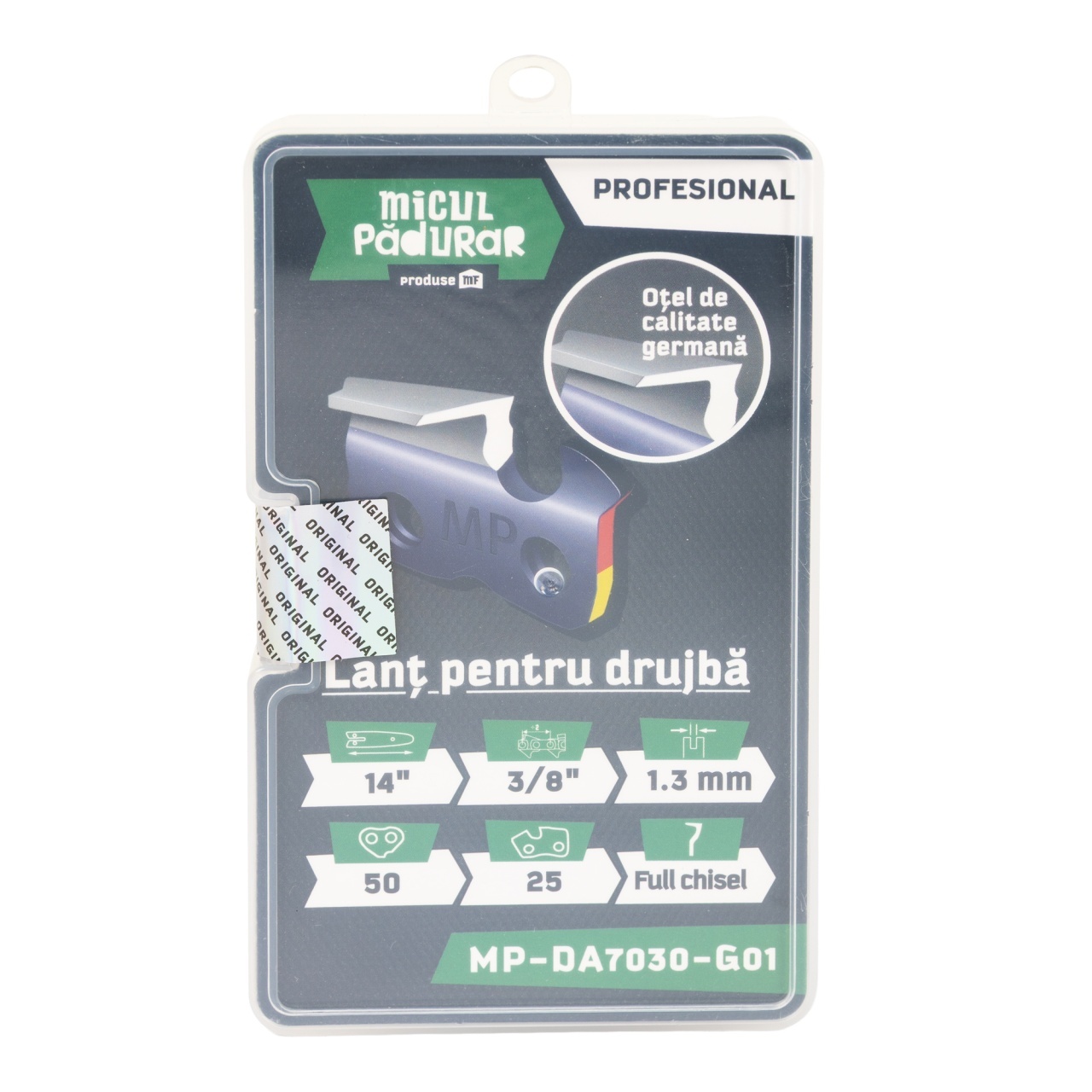 Drujbe si accesorii - Lant Micul Padurar Profesional, 14'' 3/8'' 1.3mm 50P 25D full-chisel