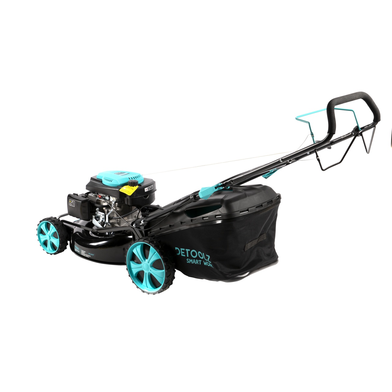 Masina de tuns gazon Detoolz, 5CP, 196CC, latime de taiere 53cm, colector 70L, propulsie automata - imagine 3