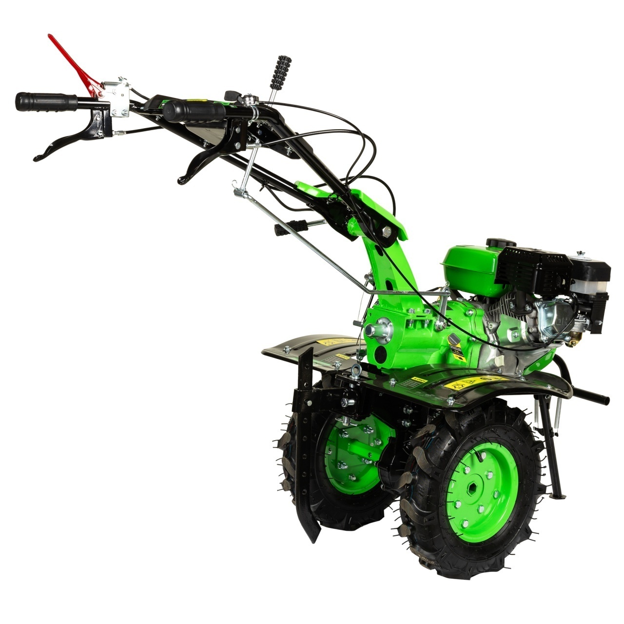 Motocultor Micul Fermier, 8.5CP, 212cc, motor pe benzina 4 timpi, 3 trepte de viteza, pornire manuala, cu roti [6]