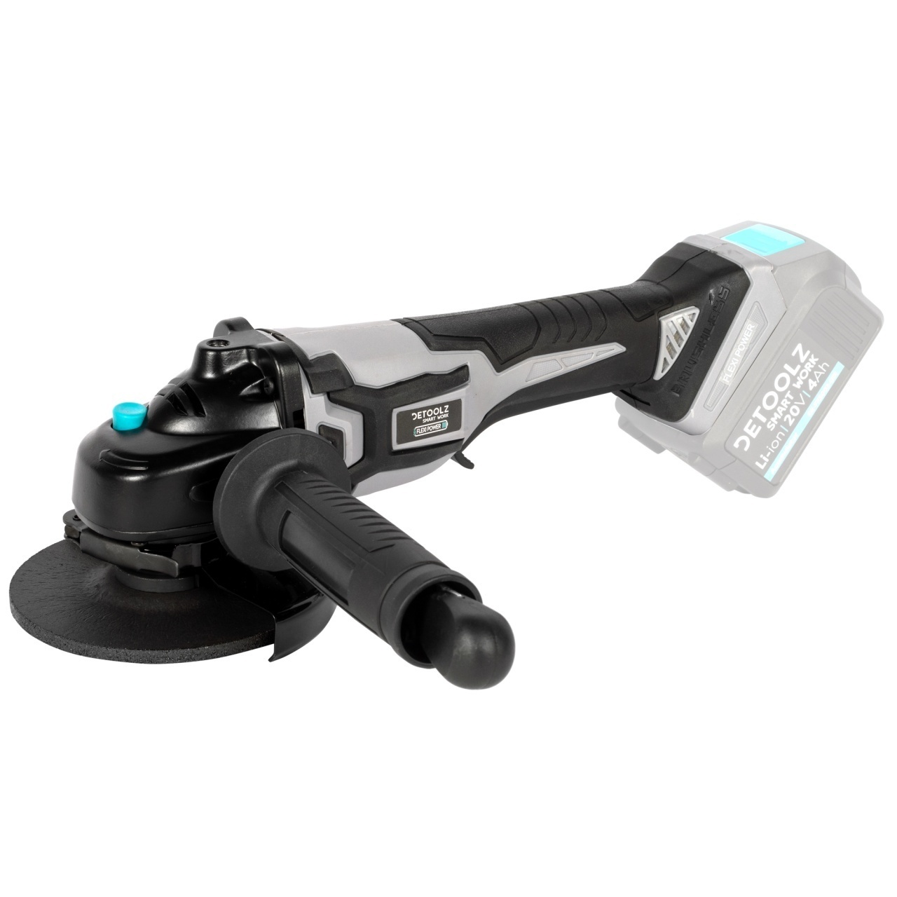 Polizor Unghiular 20V Detoolz DZ-FX1007-G01, Diametru Disc Ø125, Motor Fara Perii