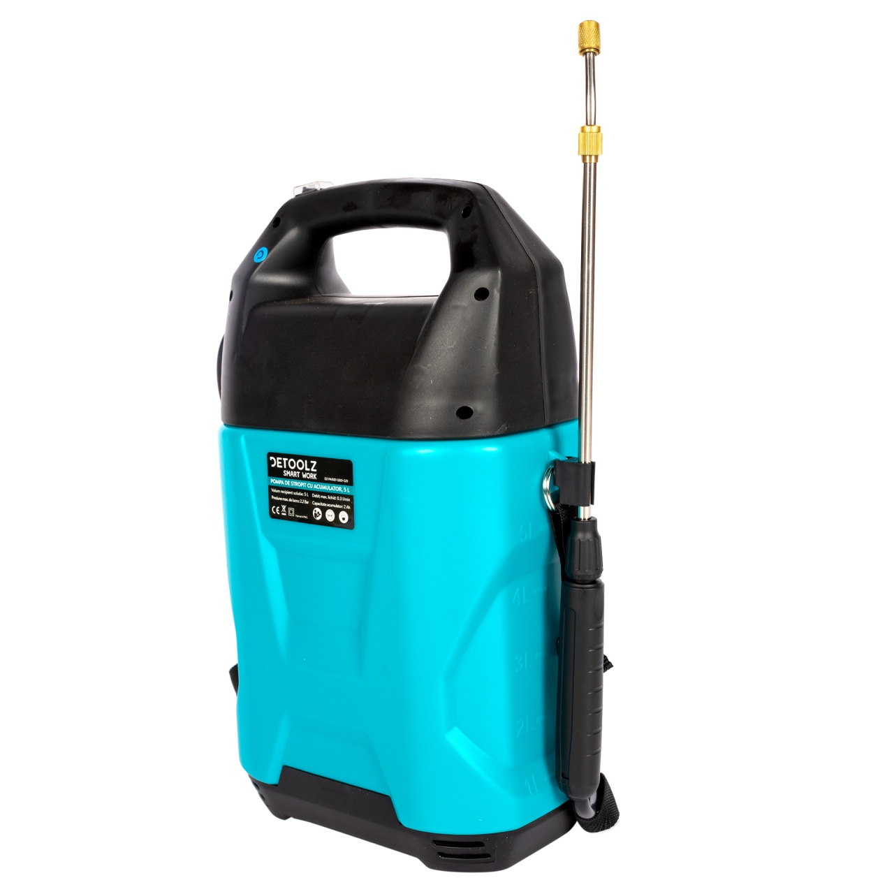 Pompa de stropit cu acumulator Li-Ion, Detoolz 5L [6]