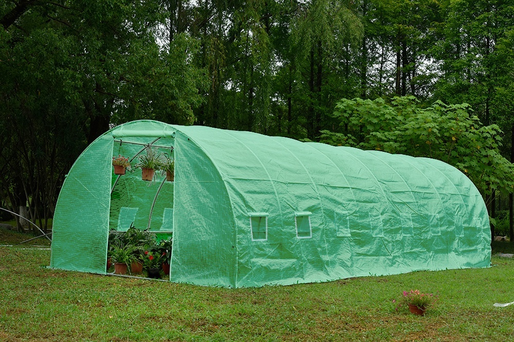 Solar/Sera 8X3x2m Micul Fermier GF-2046, Polietilena, Densitate 140G/mp UV4