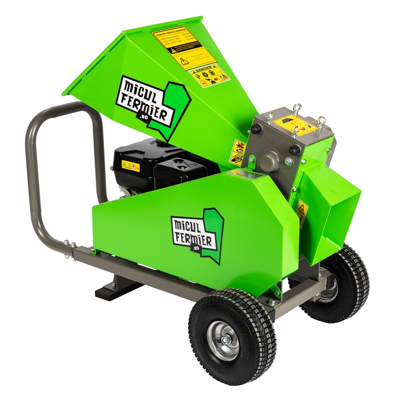 Tocator de crengi Micul Fermier, motor benzina 7CP, 80mm diametru maxim de taiere, pentru brichete [1]