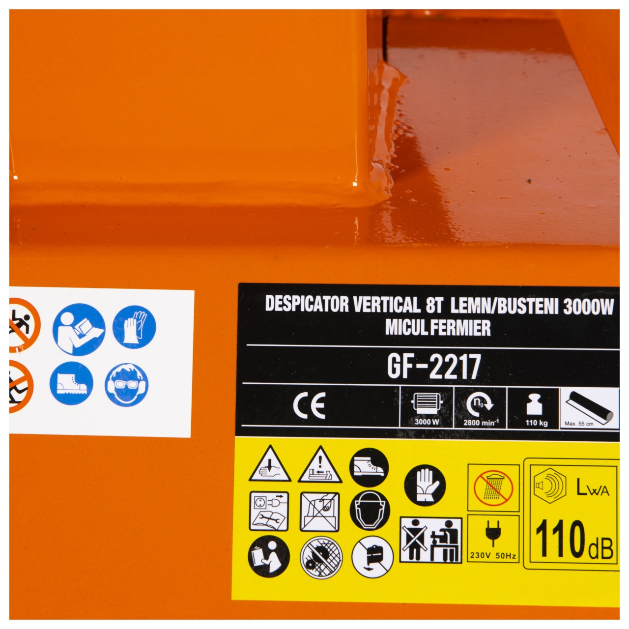 Despicator vertical 8T lemn/busteni 3000W [3]