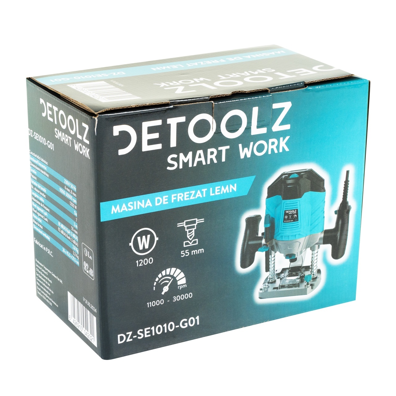 Masina de frezat lemn, Detoolz, 1200W 55mm, variator [6]