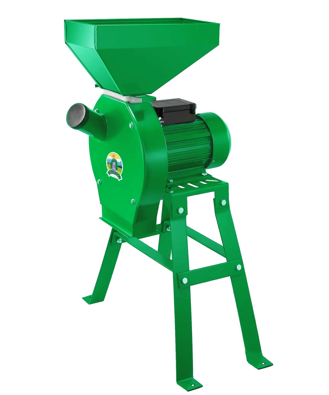 Utilaje - Moara de cereale Micul Fermier, 3.9KW, capacitate de productie 270Kg/h, cu suport si sac