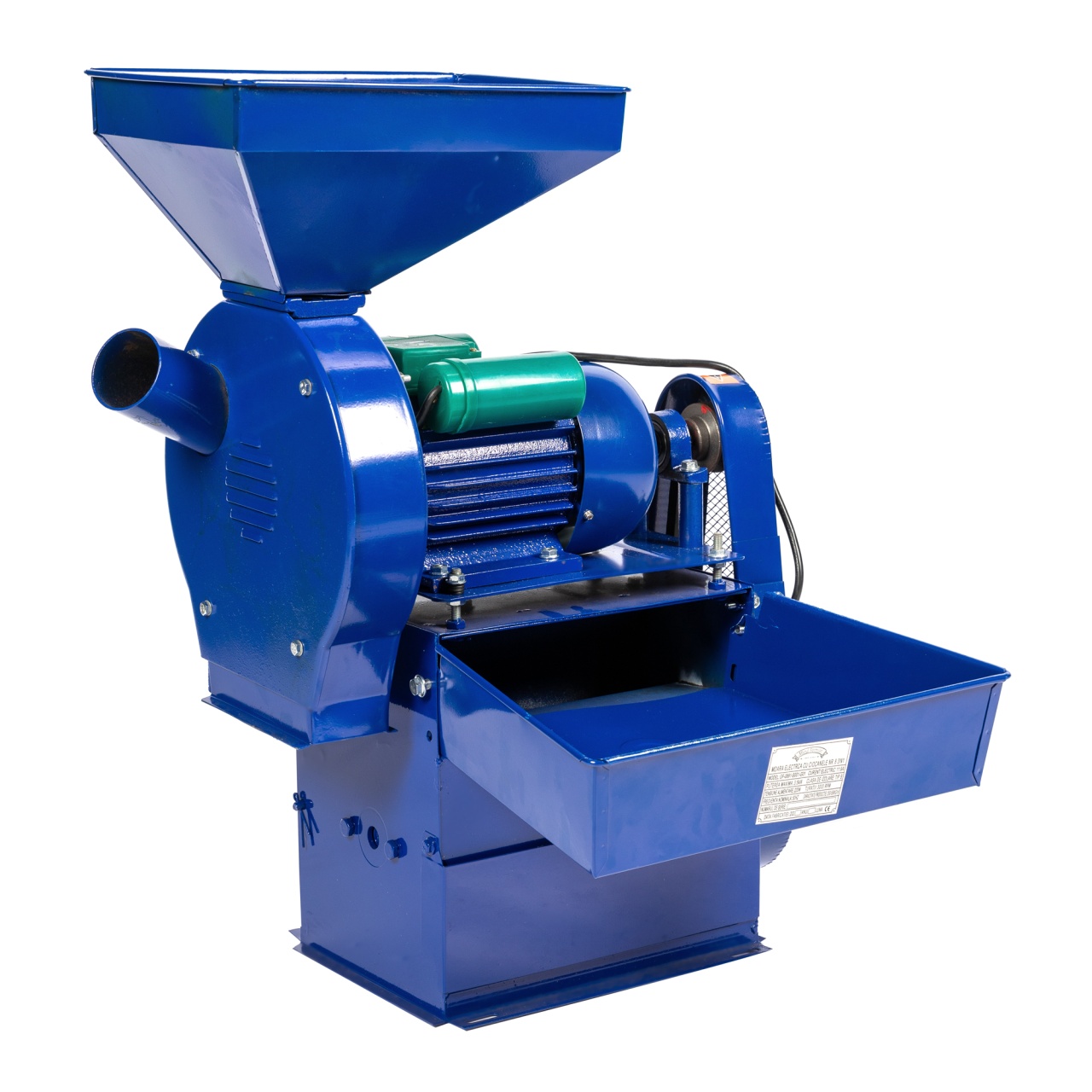 Utilaje - Moara electrica 3.5 KW cu ciocanele nr. 8 3in1 Micul Fermier