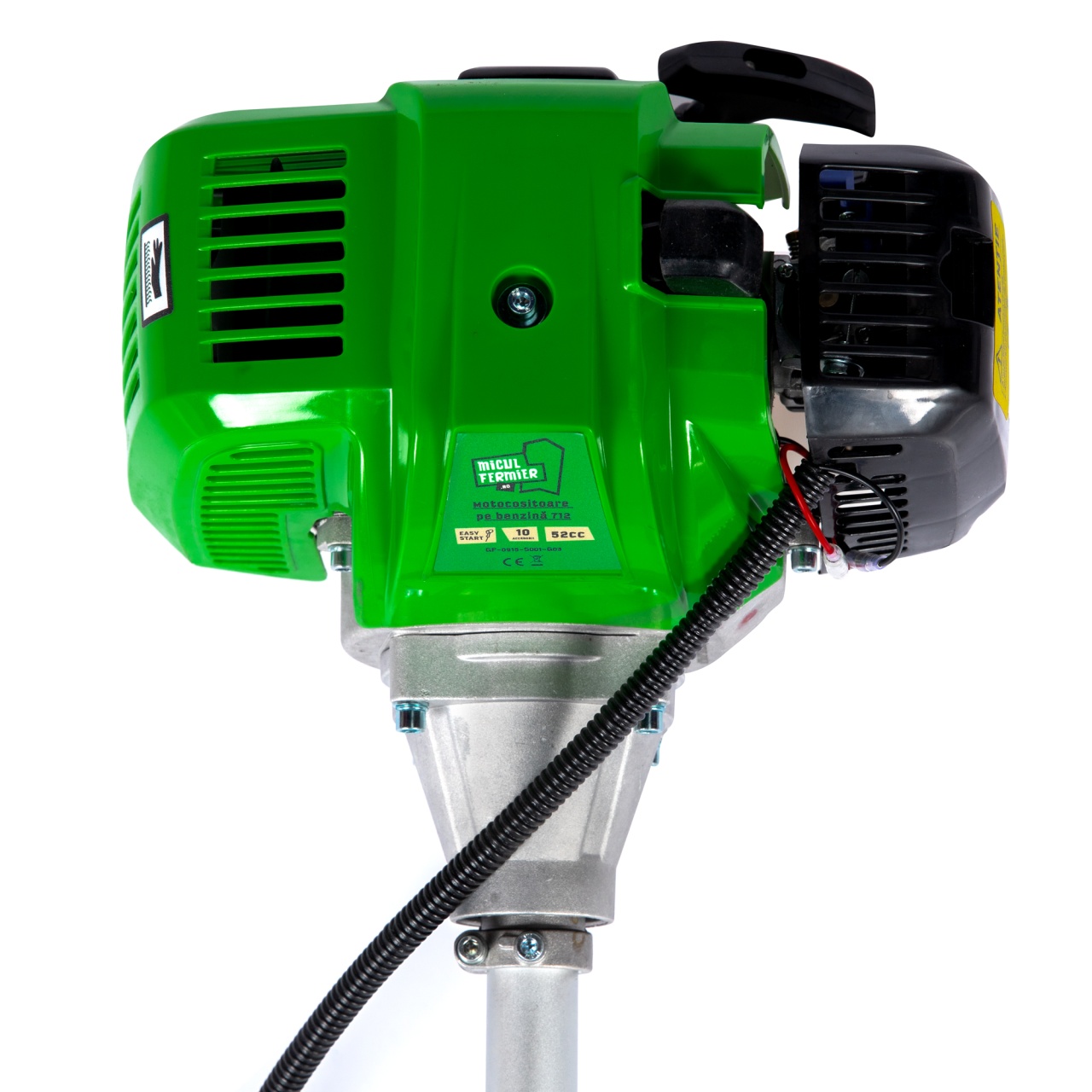 Motocositoare Micul Fermier 4.76cp, 52cc, Benzina, 2T, pornire rapida, 10 accesorii, tija 28mm [5]