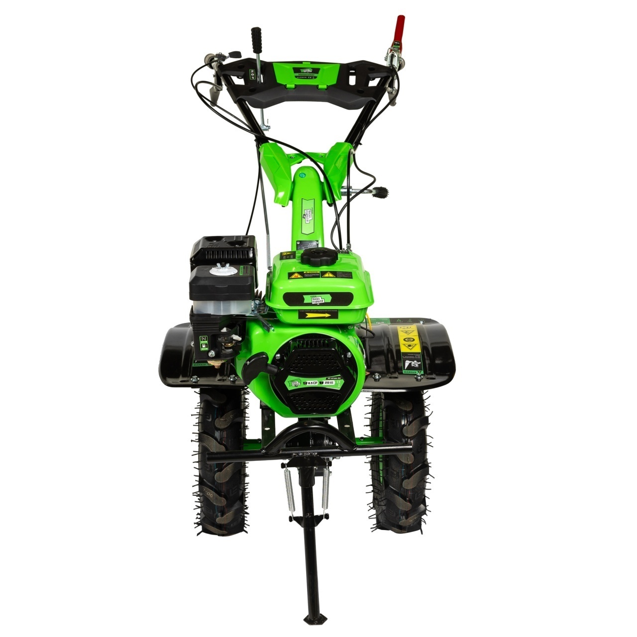 Motocultor Micul Fermier, 8.5CP, 212cc, motor pe benzina 4 timpi, 3 trepte de viteza, pornire manuala, cu roti [3]