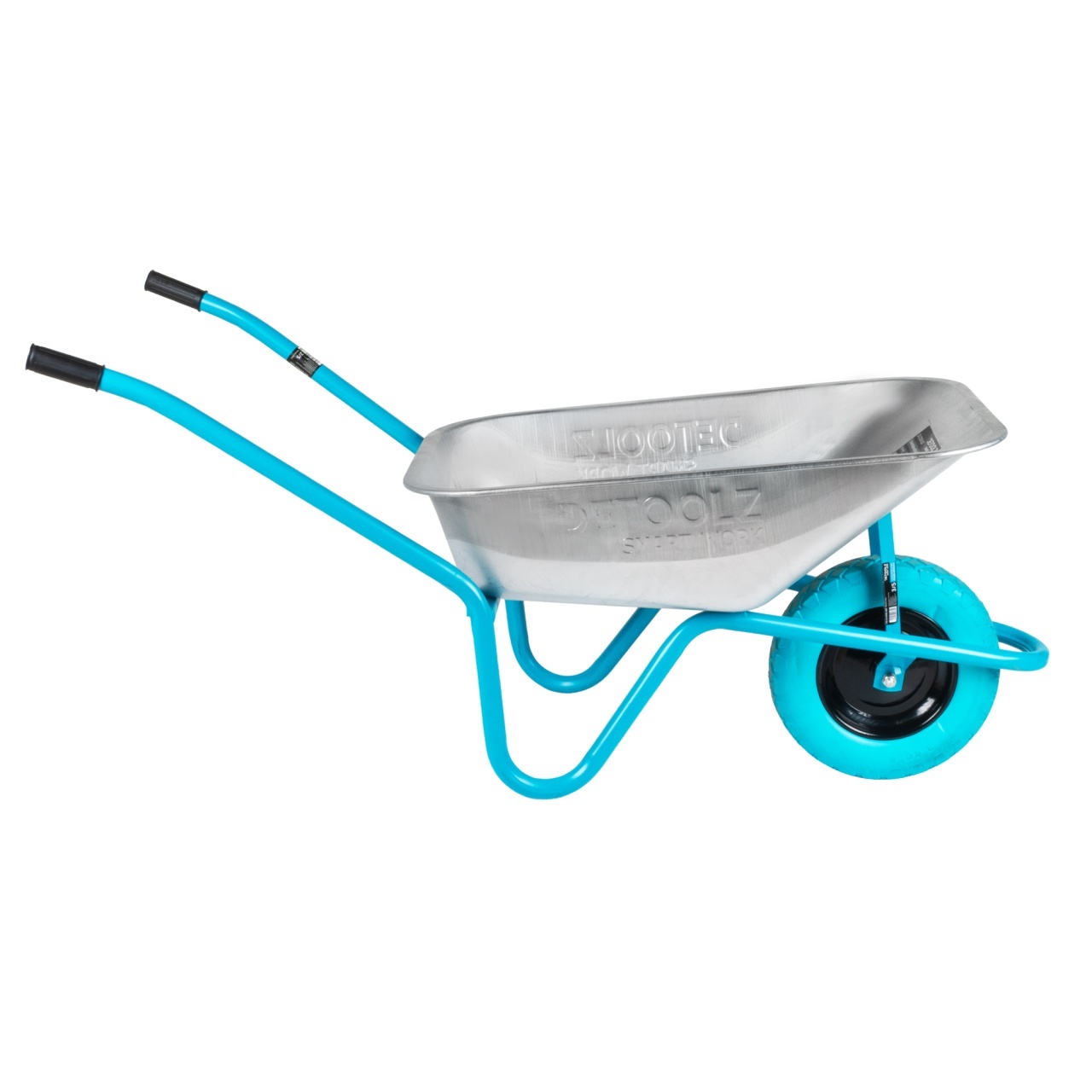 Constructii  - Set 10buc roaba metalica 85L otel zincat roata PU