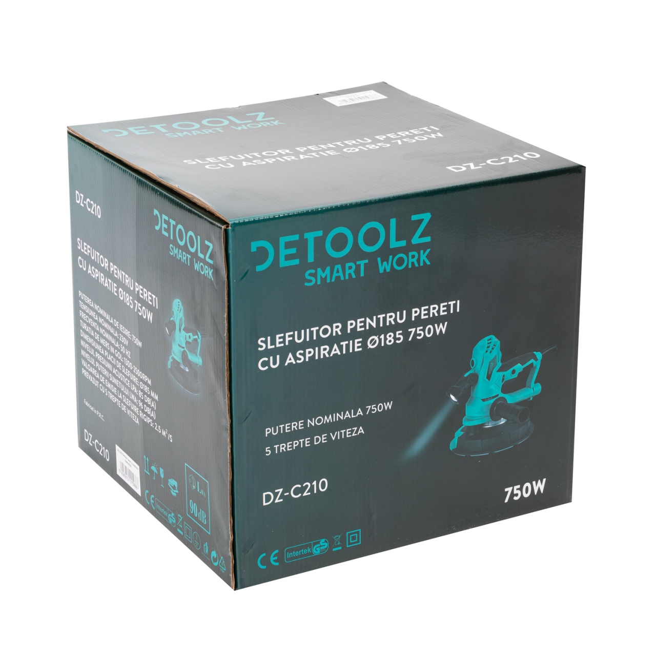Slefuitor pereti cu aspiratie 750W, 180mm - imagine 2