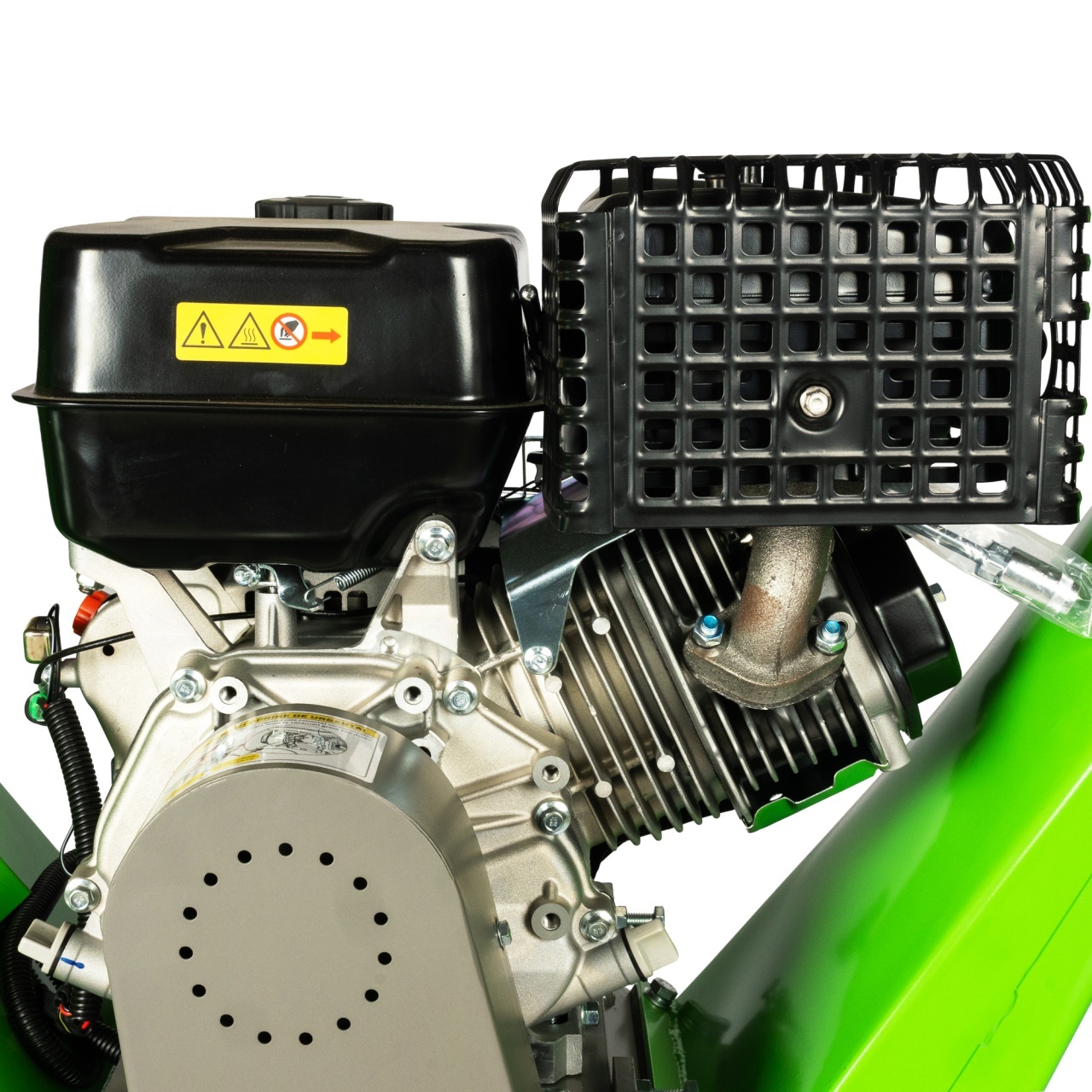 Tocator de crengi Micul Fermier, motor benzina 15 CP, cu carlig de remorcare, 120 mm diametru maxim de taiere, pentru rumegus [3]