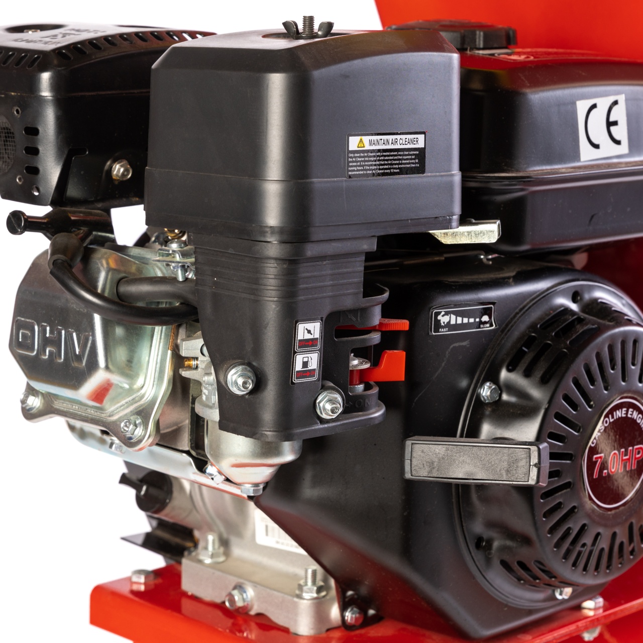 Tocator pentru crengi Micul Fermier, Ø76mm, motor benzina 6.5CP pentru rumegus - imagine 2