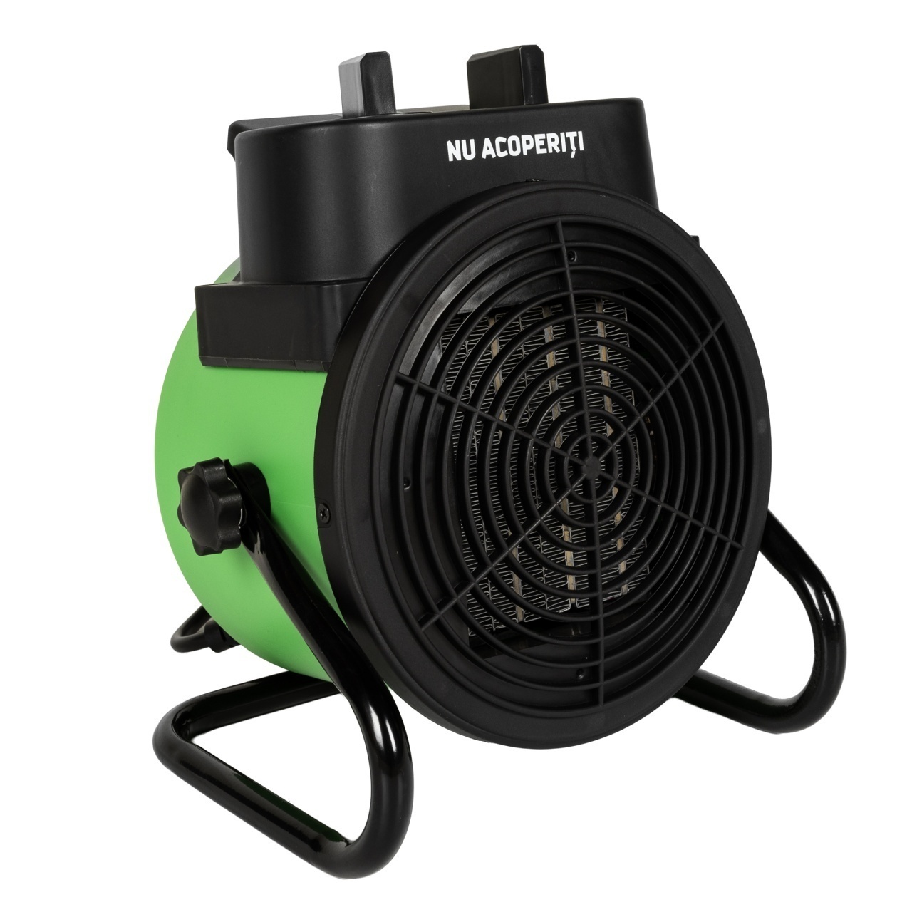 Aeroterma Electrica Micul Fermier MF-EI1050-G01, 1000/2000W, Element De Incalzire Ceramic