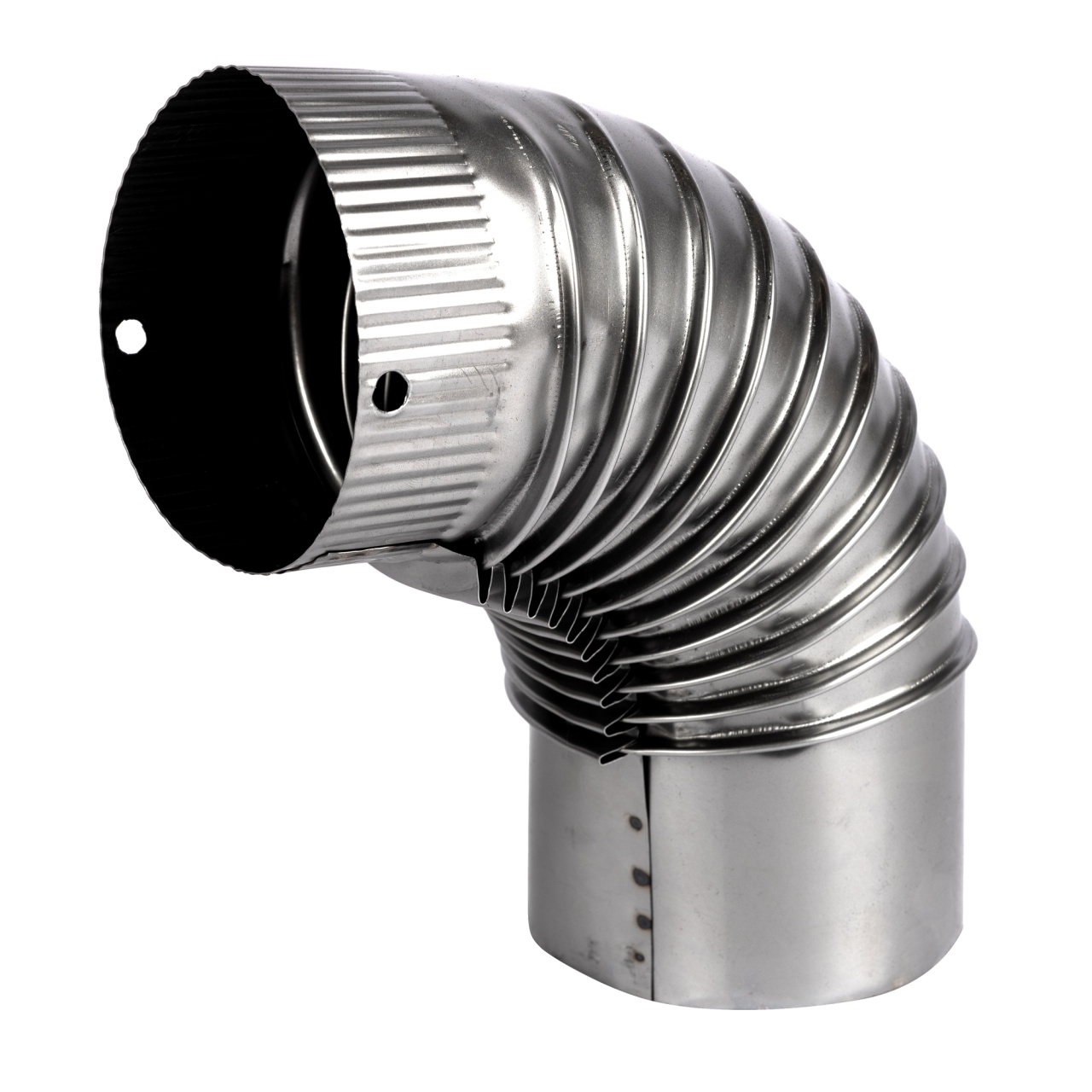 Incalzire pe lemne - Cot pentru soba pe lemne 90˚ ø120mm 0.4mm, Zincat