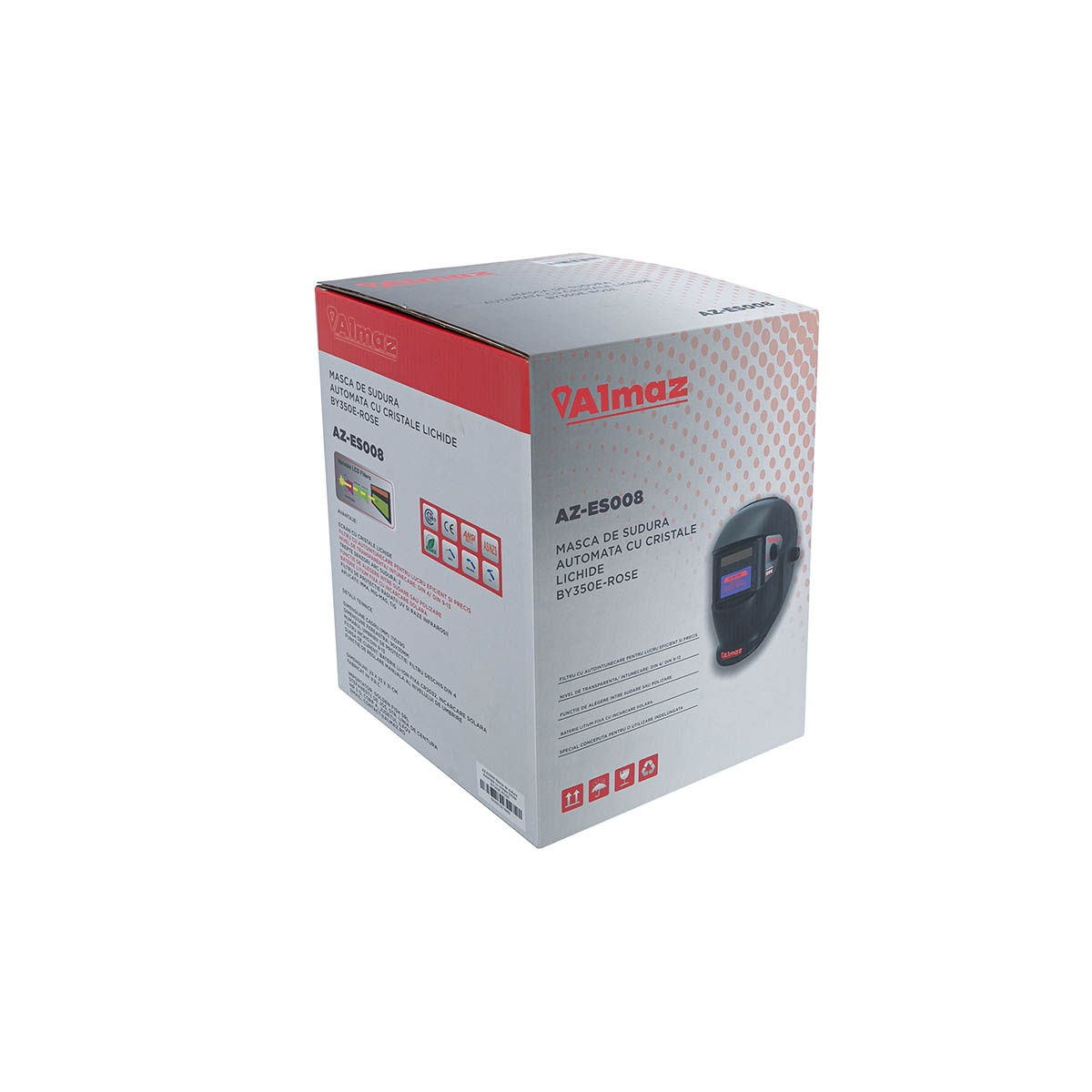 Masca de sudura Almaz, Automata, zona vizualizare 90x35mm, 2 senzori arc sudura, destinata sudura/polizare [3]