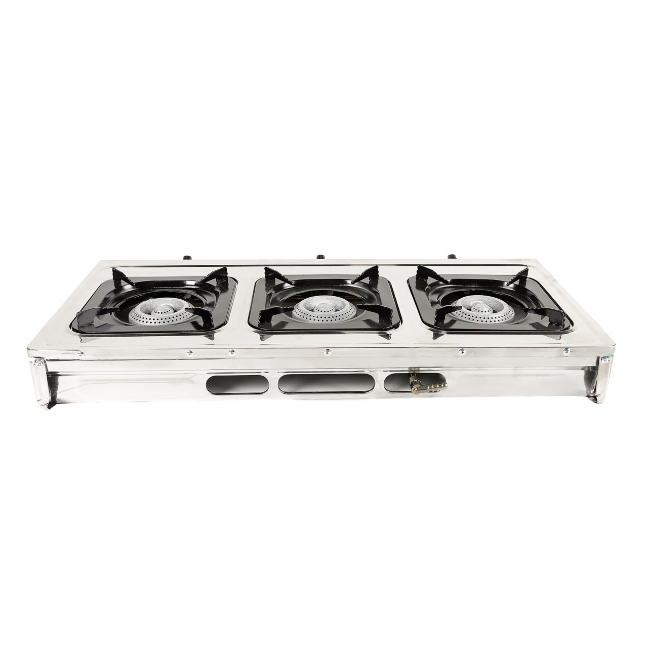 Mini Aragaz Portabil Detoolz DZ-EI1009-G01, 8.4KW, 3 Ochiuri, Piezo