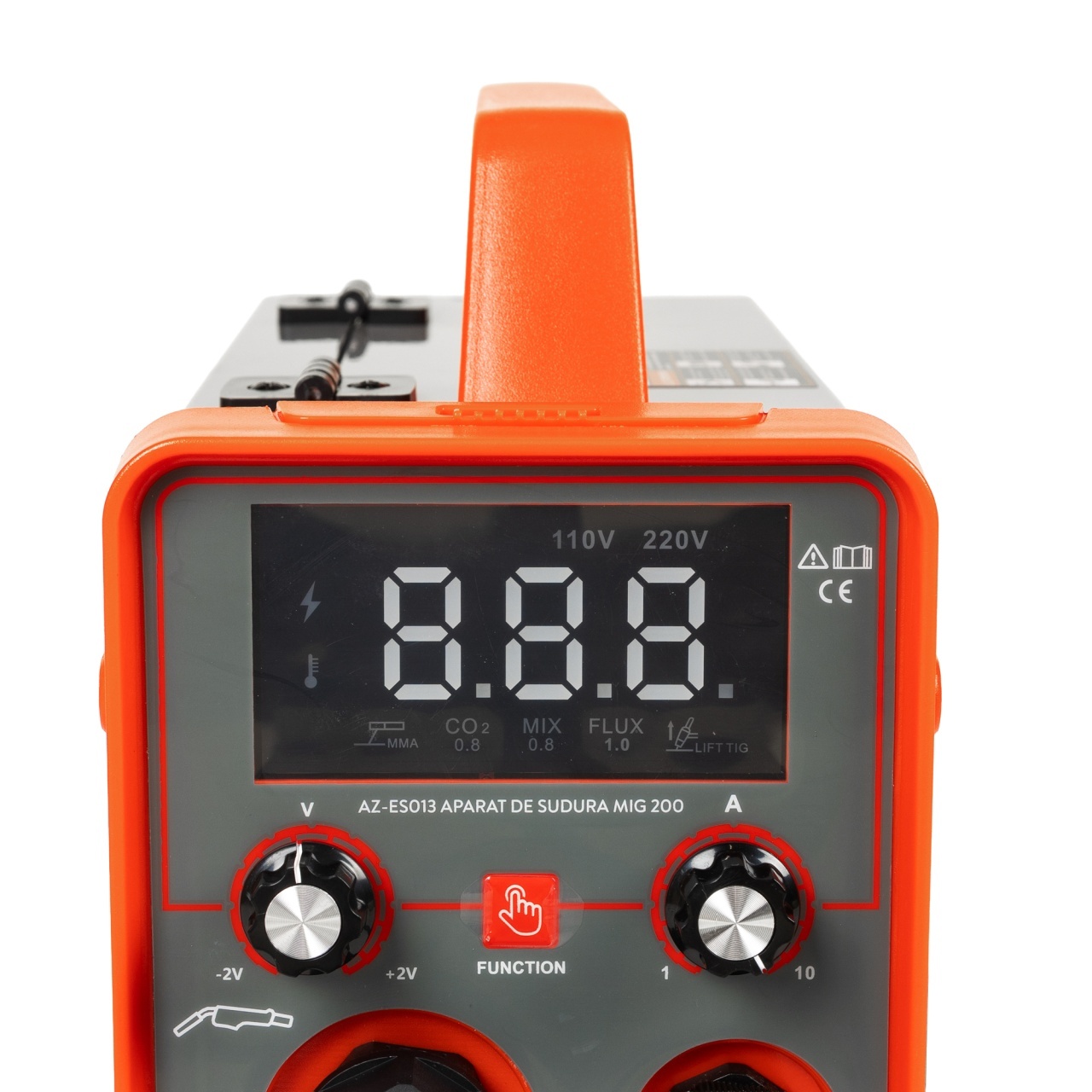 Pachet Aparat+masca Sudura Almaz AZ-ES1013-G01, MMA+MIG+FCAW, 200A AD