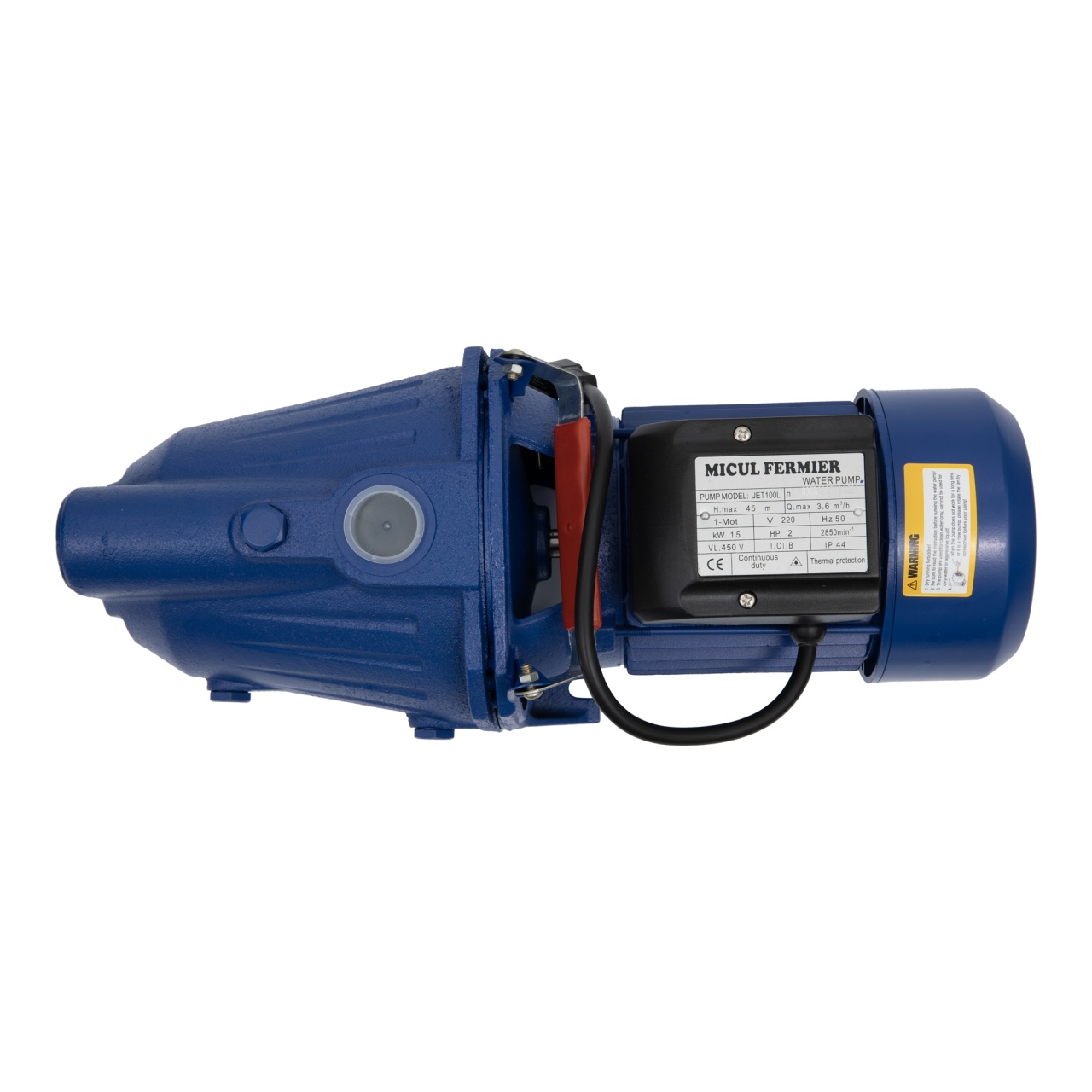 Pompa de suprafata Micul Fermier, 1.5 kW, debit maxim 3600 l/h, inaltime maxima de pompare 45m, corp pompa fonta - imagine 2