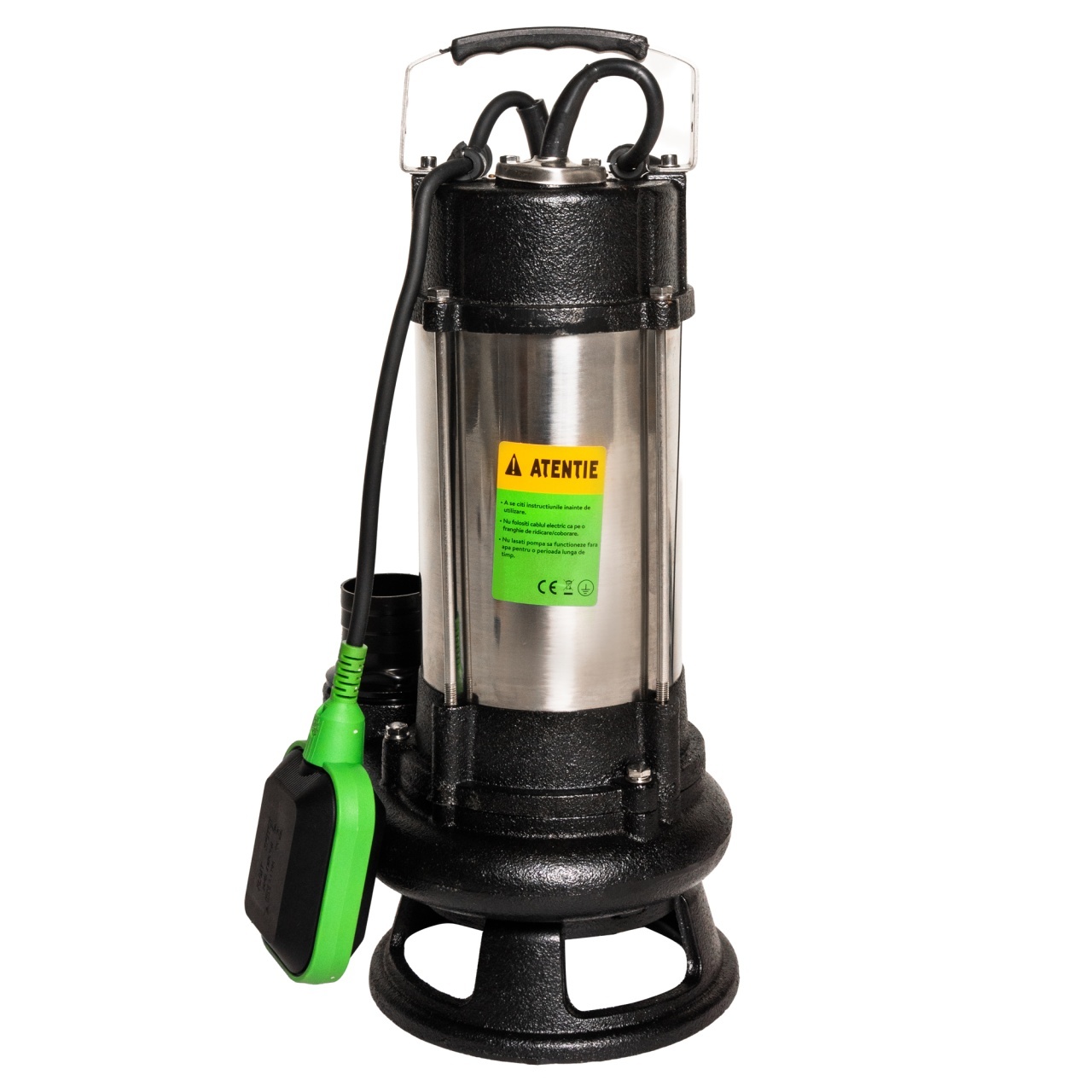 Pompa Submersibila 1.1 KW Micul Fermier MF-PS1020-G01, 12000L/h, H13.5m Cu Tocator