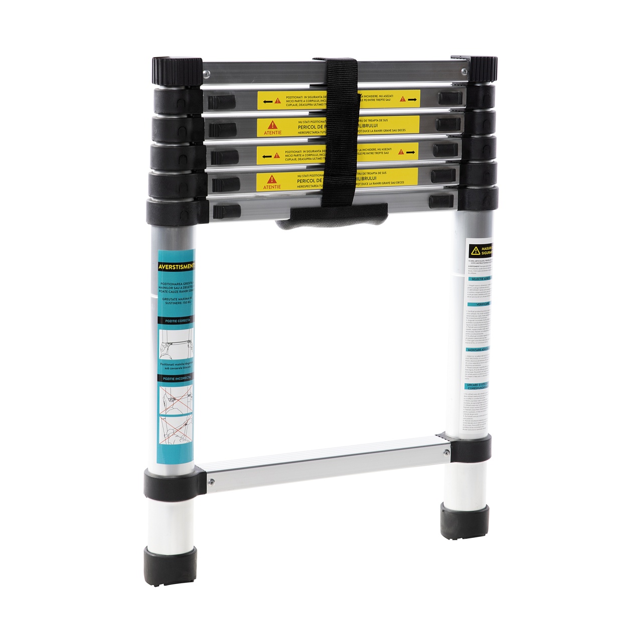 Constructii  - Scara telescopica 2m - 7 trepte