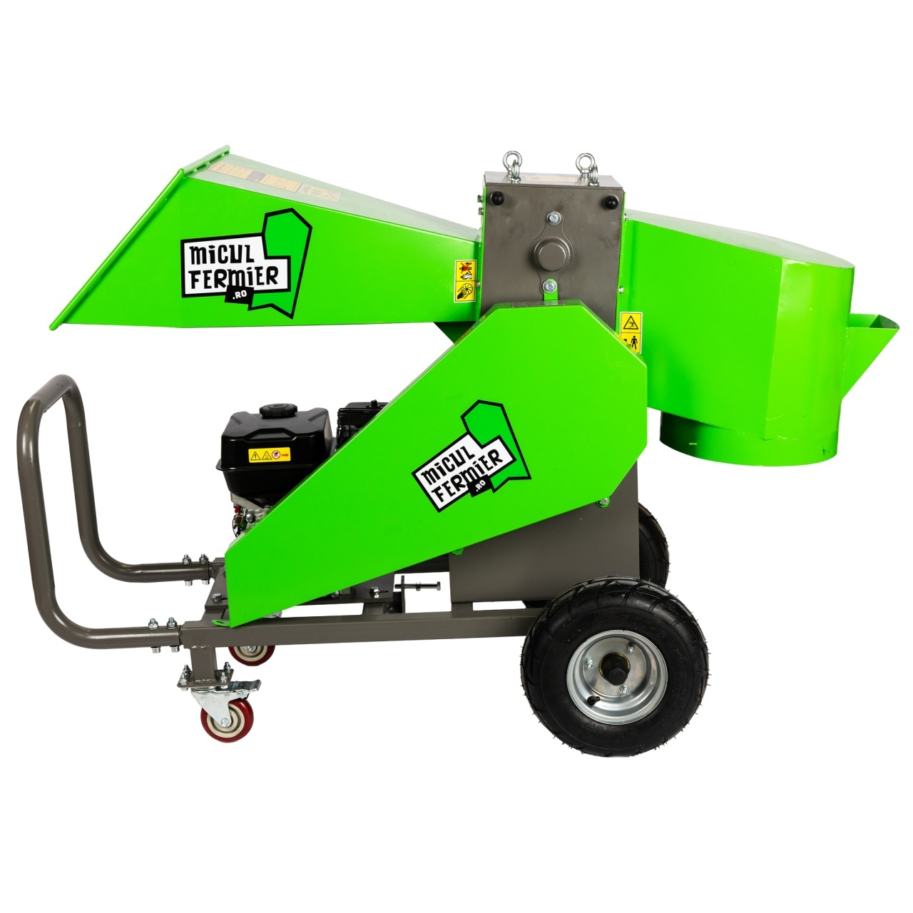 Tocator de crengi Micul Fermier, motor benzina 7CP, 80mm diametru maxim de taiere, pentru brichete [5]