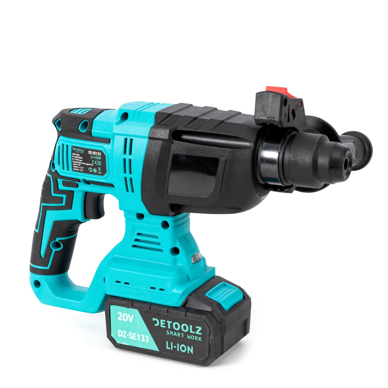 Ciocan rotopercutor 2.2J cu acumulator 20V/4Ah - imagine 3