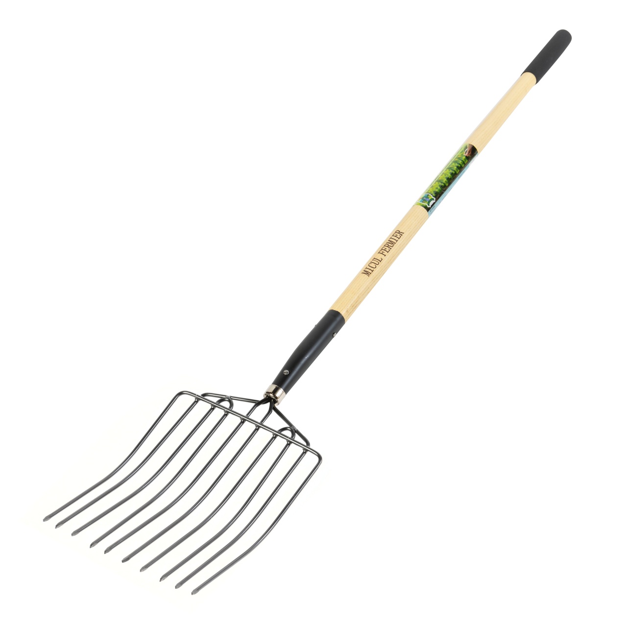 Furci si greble - Furca gunoi grajd, 10 dinti, maner lemn, 1600mm