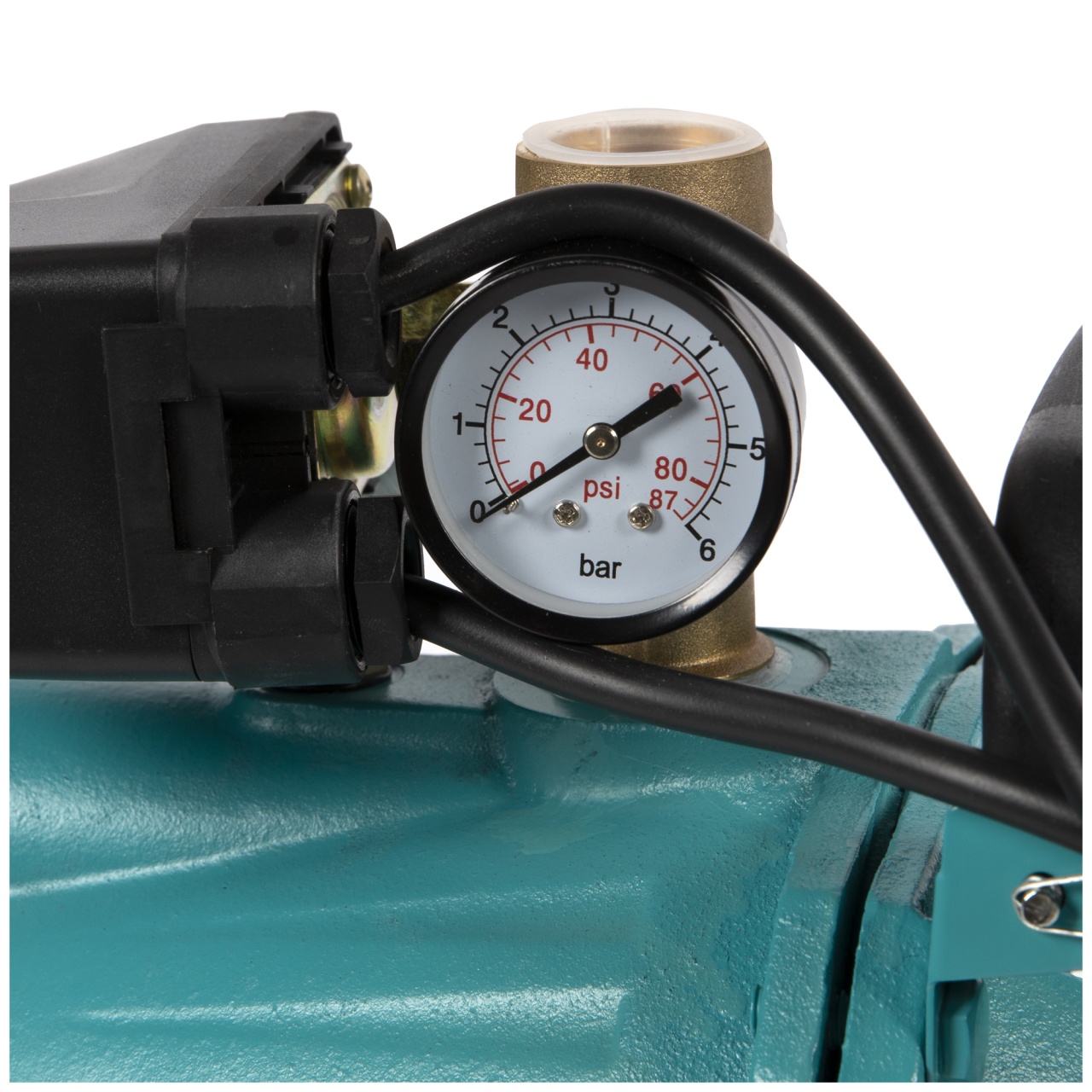 Hidrofor Detoolz 0.75 kW, debit 3300l/h, inaltime de pompare 45m, carcasa pompa fonta, volum butelie 24 litri [2]