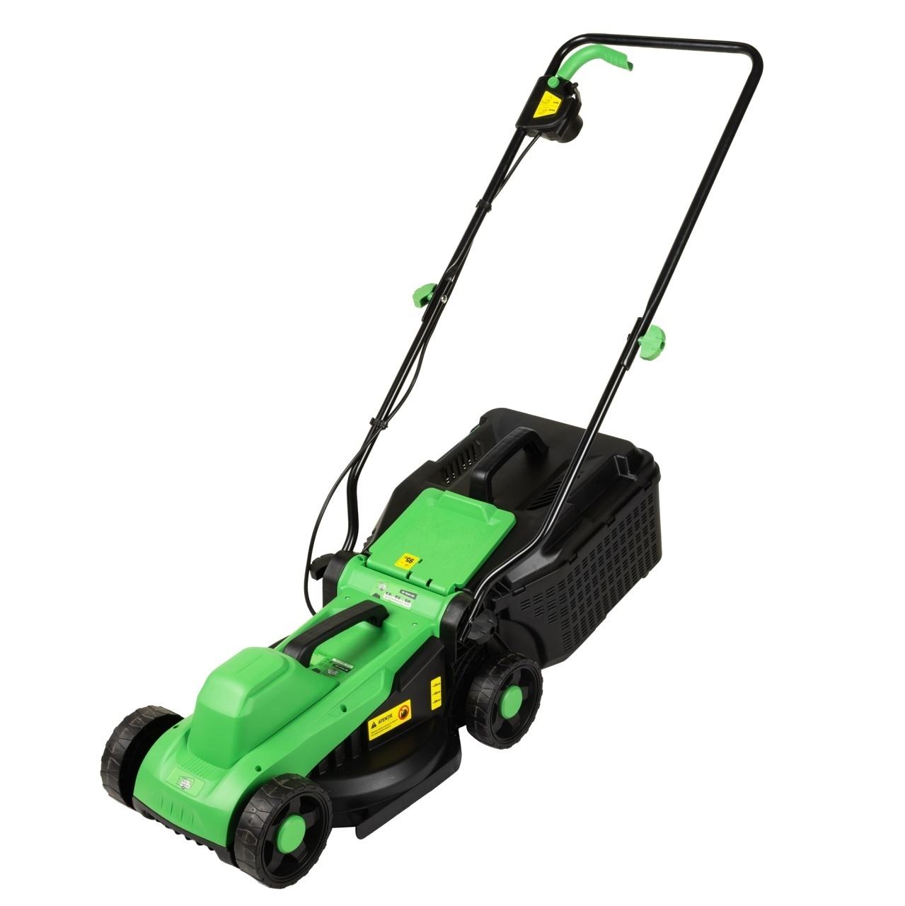 Masina Tuns Gazon 1.3KW Micul Fermier MF-TG1013-G01, Latime De Taiere 33Cm, Capacitate Colector 30L
