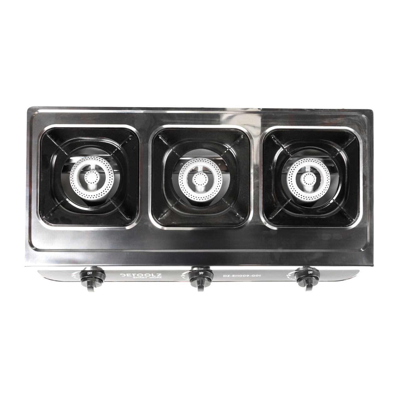 Mini aragaz portabil, Detoolz, 8.4kW, 3 ochiuri, Piezo [1]