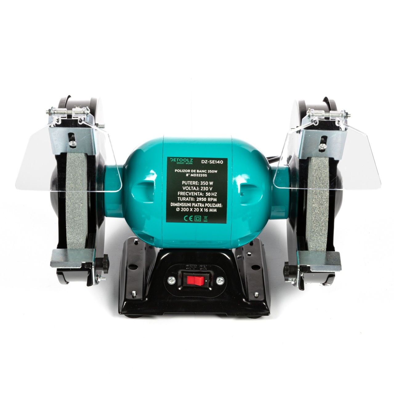 Polizor de banc Detoolz, putere 350W, diametru disc 200mm - imagine 3