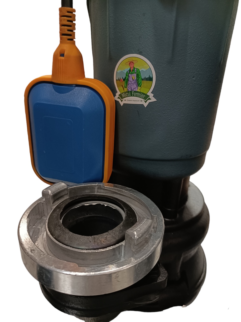 Pompa apa murdara Micul Fermier, 1.5 kW, cu tocator, debit maxim 12000 l/h, inaltime maxima de pompare 9m, cu plutitor - imagine 2