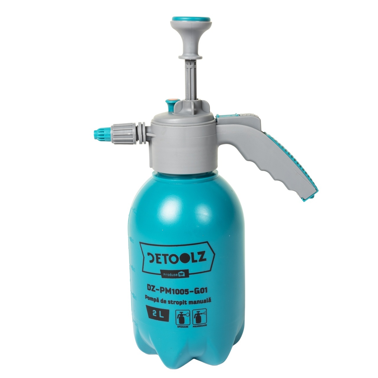 Vermorele si pompe de stropit - Pompa de stropit Detoolz, 2L manuala, duza spuma