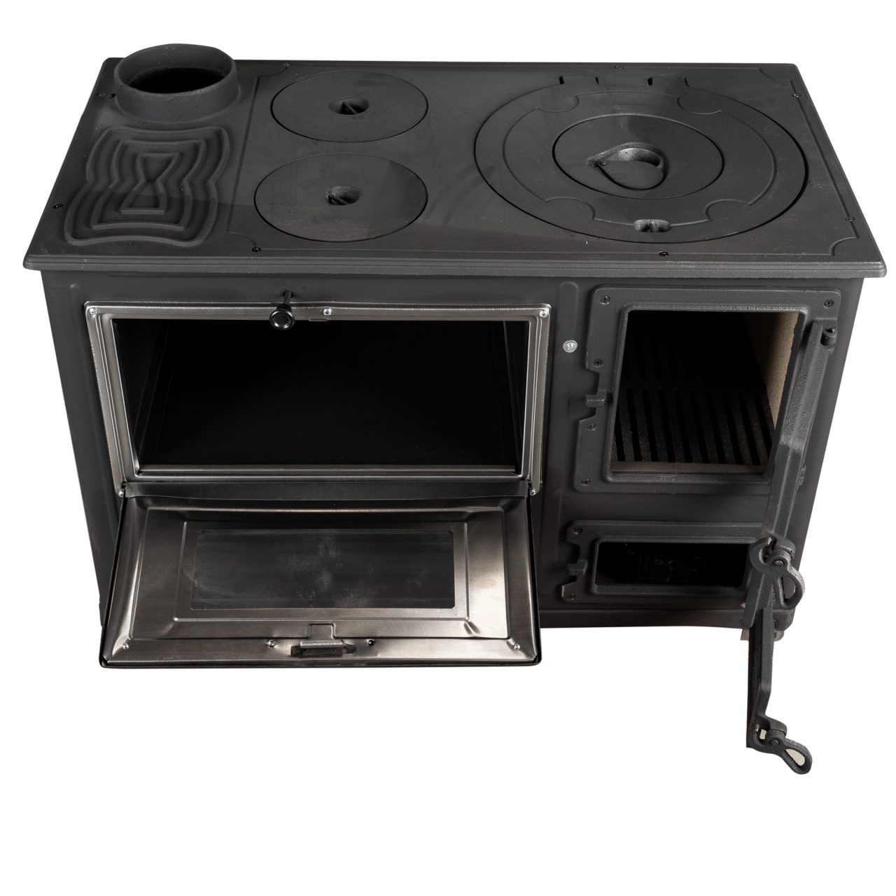Soba pe lemne 6.7kW Fantazia Lux, cos stanga - imagine 3