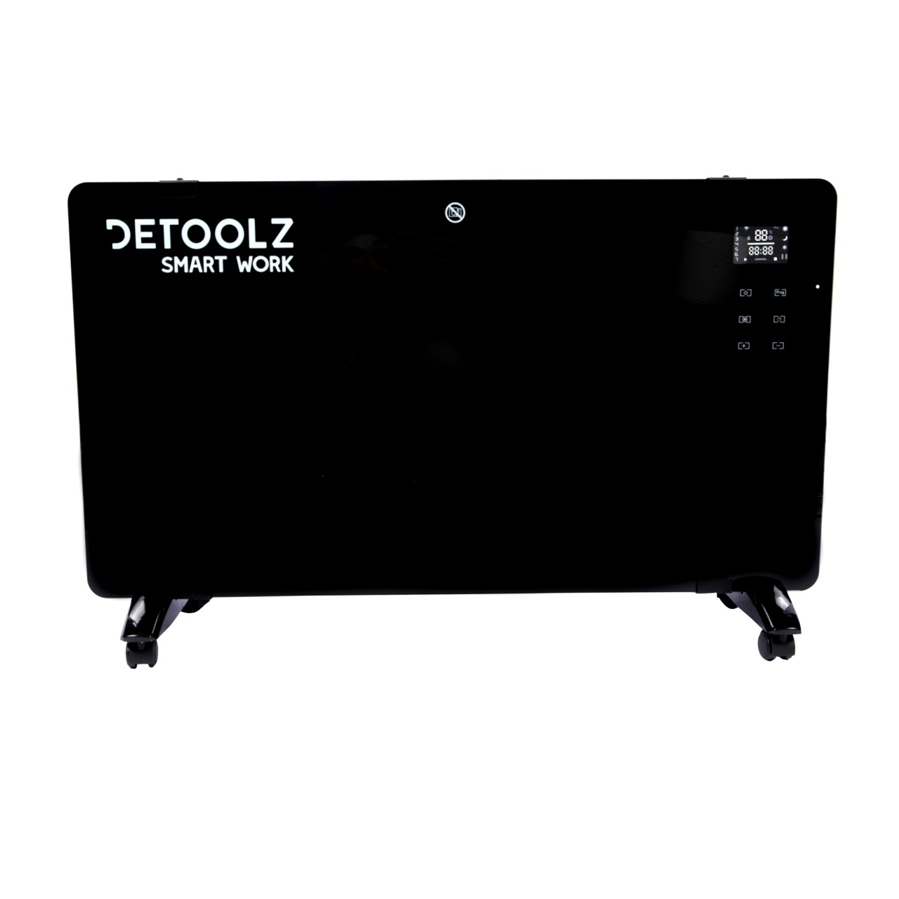 Convector electric 1000W/2000W, negru