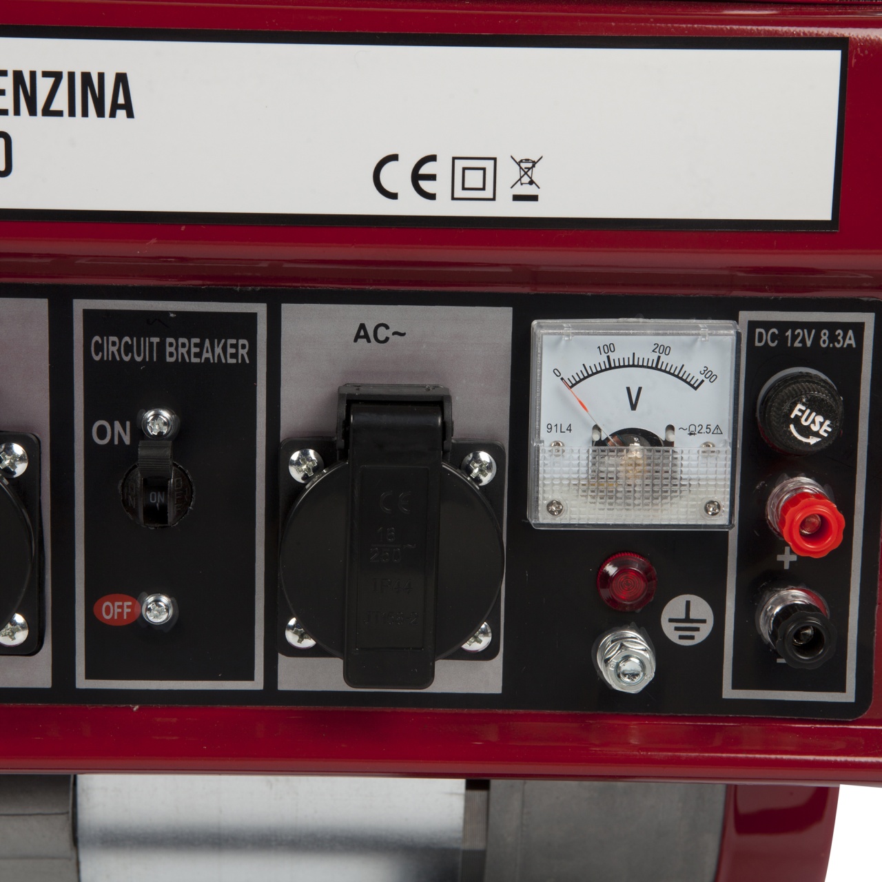 Generator Micul Fermier, 2.8KW, cu pornire manuala, motor benzina 4T, doua prize 230V, rezervor combustibil 15L [7]