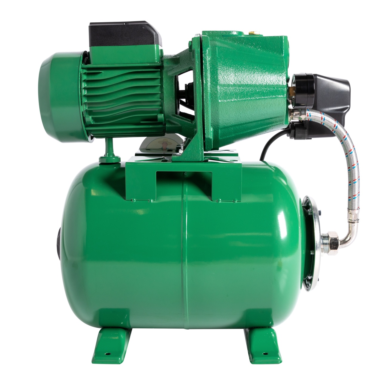 Hidrofor Micul Fermier 1.5 kW, debit maxim 3000l/h, inaltime maxima de pompare 53m, corp pompa fonta, capacitate vas expansiune 24 litri [5]