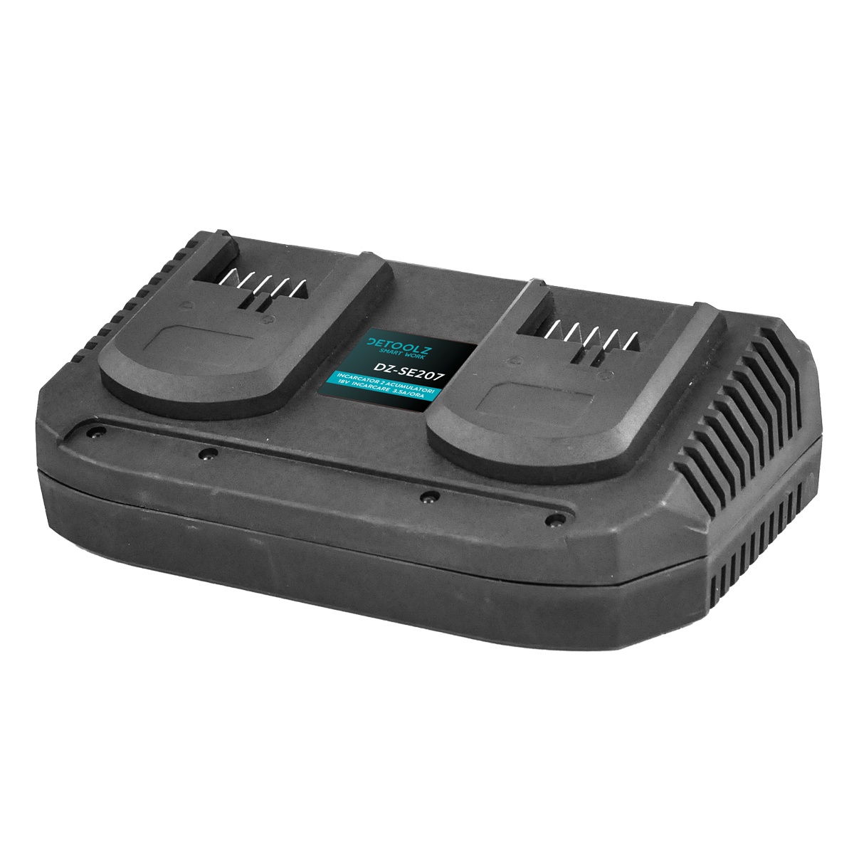  Acumulatori & Incarcatoare - Incarcator 2 acumulatori 18V incarcare 3.5A/ora